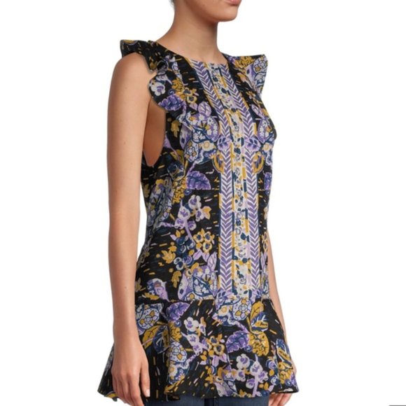 NWT Free People Summer in Tulum floral tunic - Picture 13 of 14